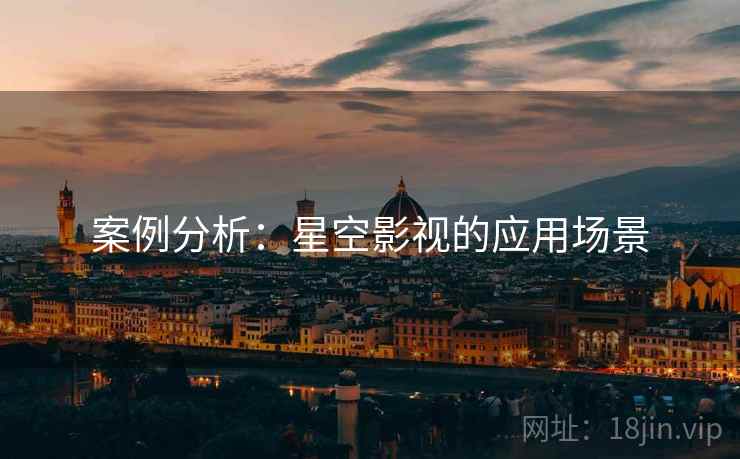 案例分析：星空影视的应用场景