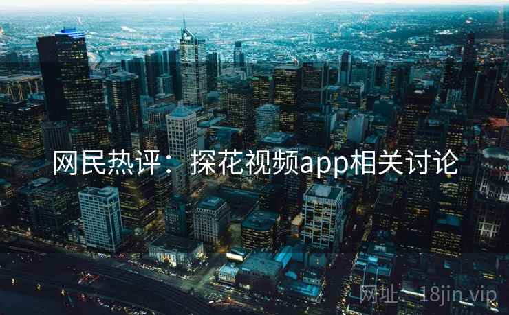 网民热评：探花视频app相关讨论