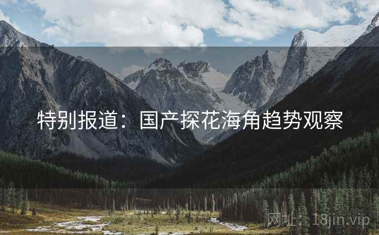 特别报道：国产探花海角趋势观察