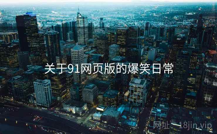 关于91网页版的爆笑日常