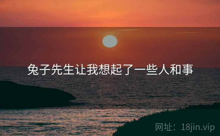 兔子先生让我想起了一些人和事
