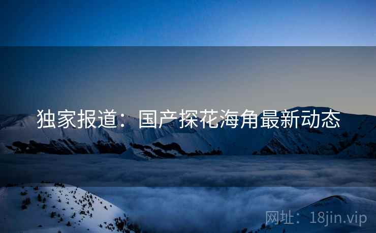 独家报道：国产探花海角最新动态